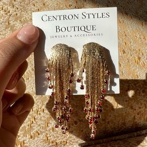 Bathing red EARRINGS